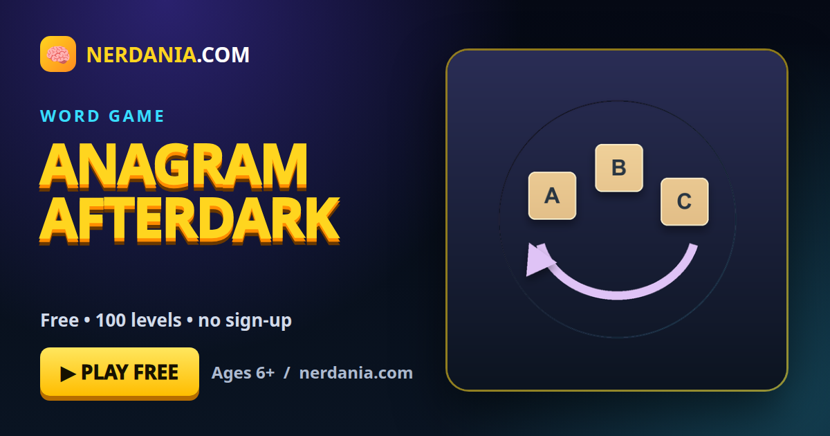 Anagram Afterdark