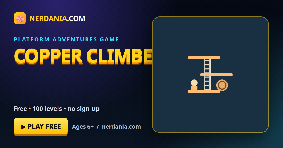 Copper Climber – free online platform adventures game