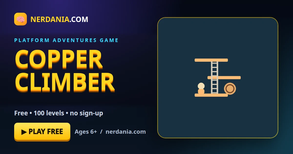 Copper Climber – free online platform adventures game
