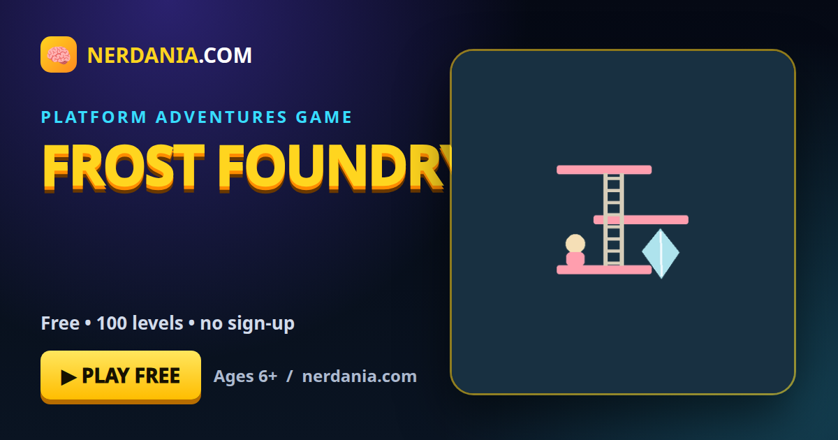 Frost Foundry – free online platform adventures game