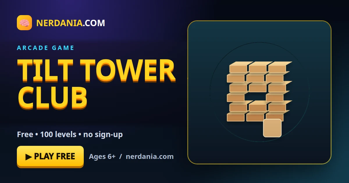 TILT Tower Club – free online arcade game