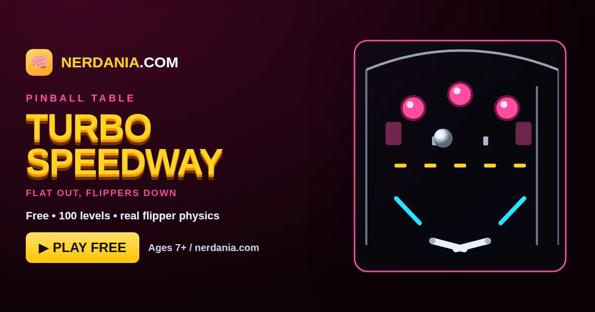 Turbo Speedway Pinball – free online pinball game